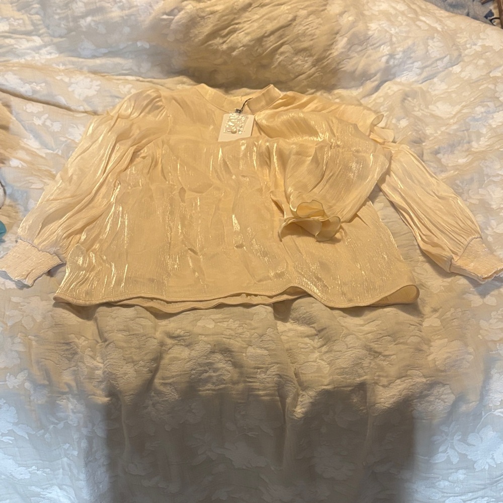 Elegant Cream Blouse